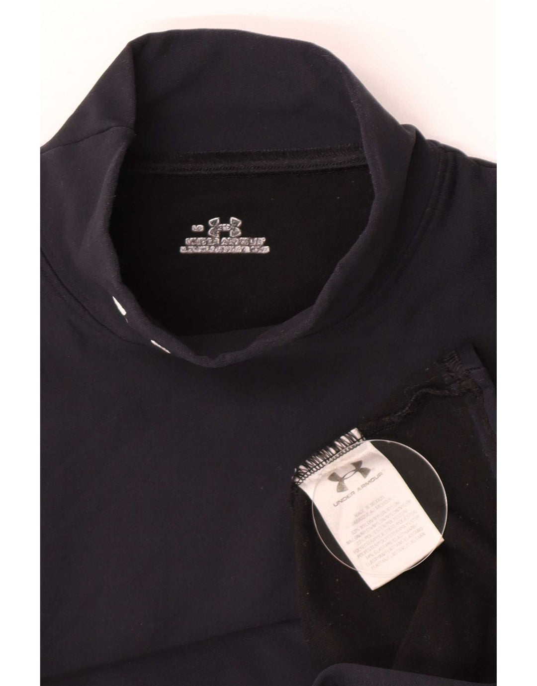 Maglia a maniche lunghe da donna Under Armour UK 14 Large in nylon blu navy