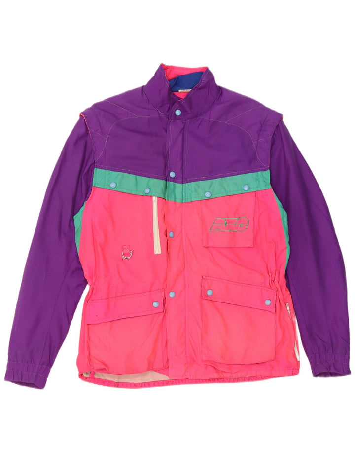 Giacca da corsa da donna AXO UK 16 Large Poliammide a blocchi di colore multicolore