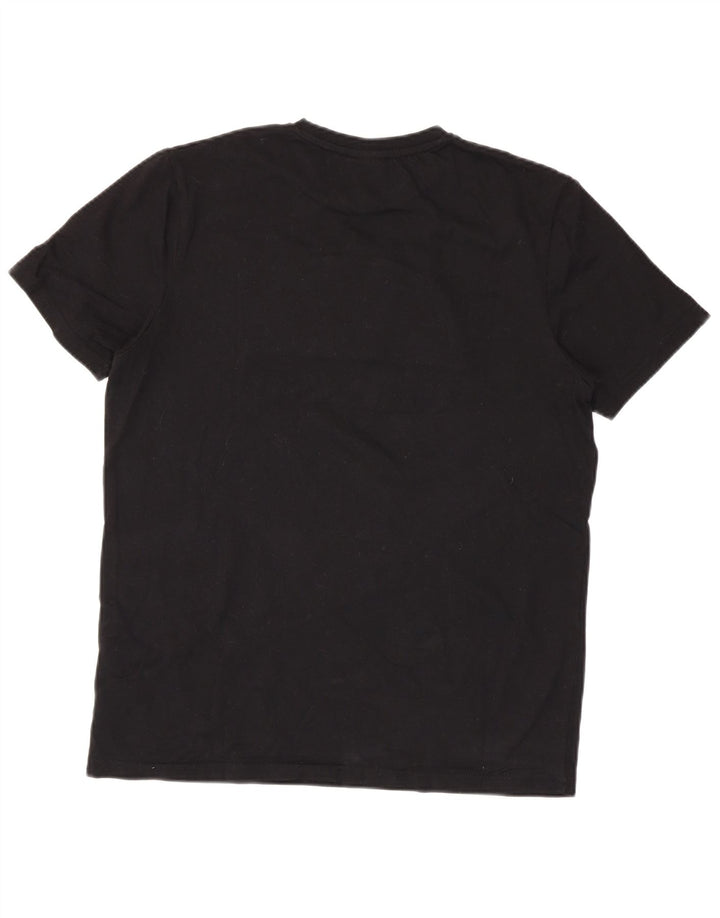 T-shirt grafica da uomo Ellesse Top grande in cotone nero