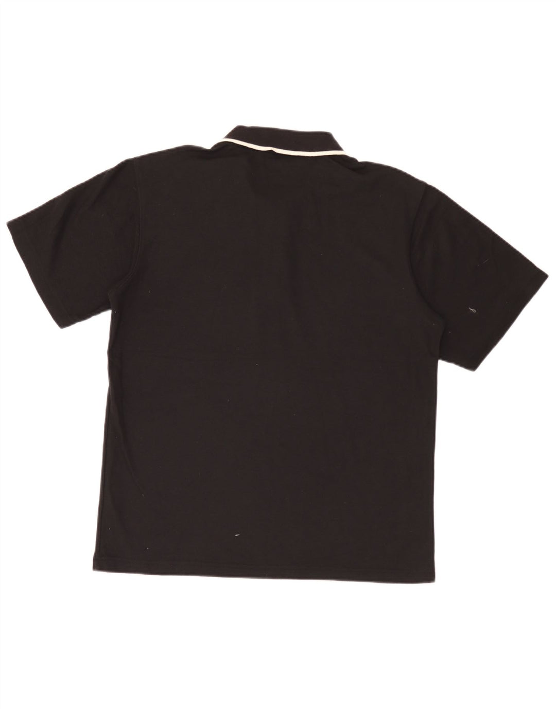 Polo Umbro da uomo media nera in poliestere