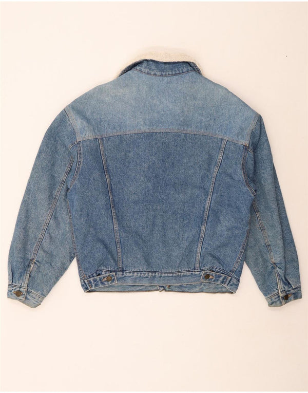 CARRERA Giacca in denim Sherpa da uomo UK 38 Cotone blu medio