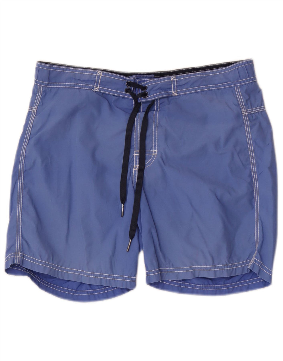 Pantaloncini da bagno da uomo Benetton piccoli in cotone blu