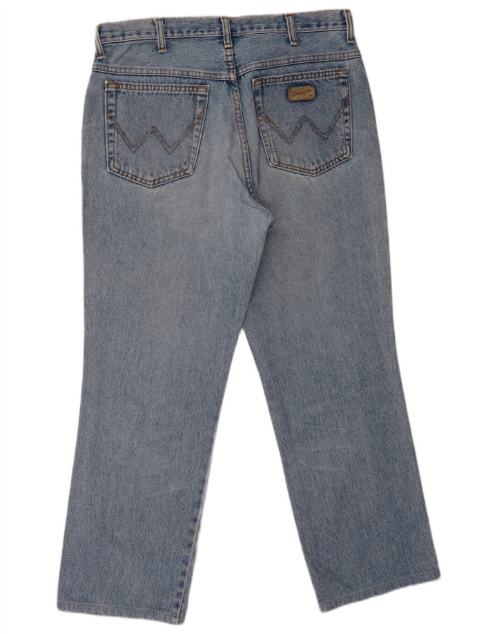 Jeans dritti da uomo Wrangler Texas W35 L27 cotone blu