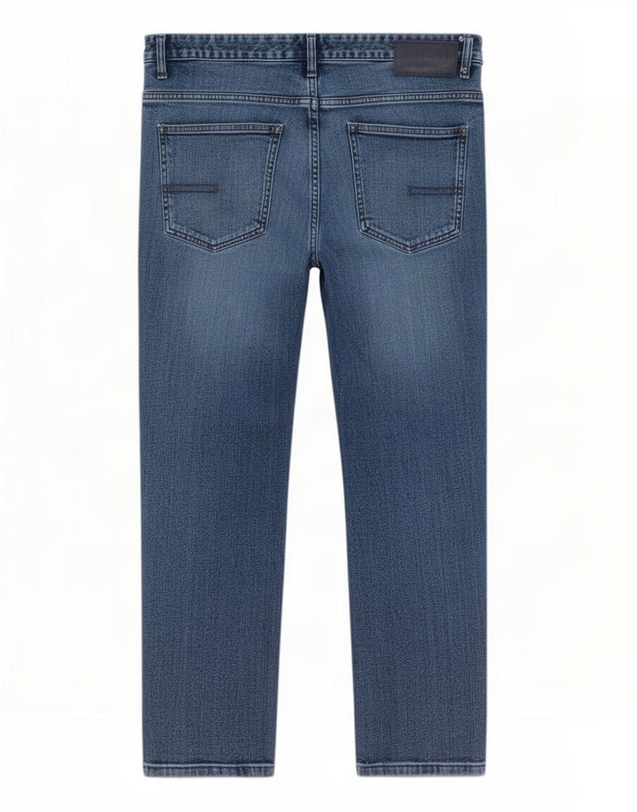 Jeans dritti da uomo Calvin Klein W34 L26 cotone blu