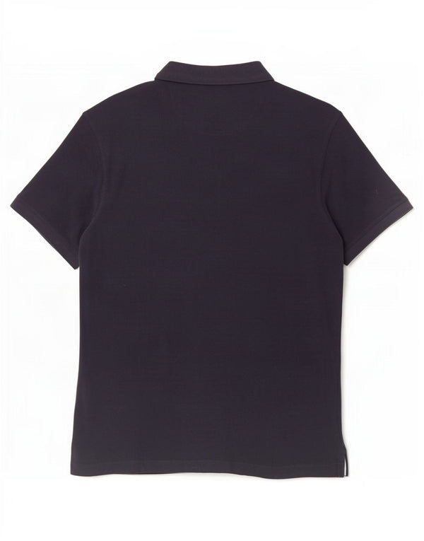 Polo da uomo Barbour XL in cotone blu navy