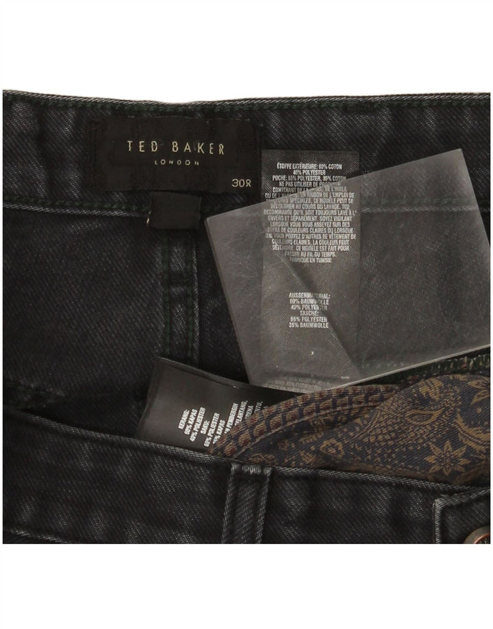 Jeans slim da donna Ted Baker W30 L31 cotone nero