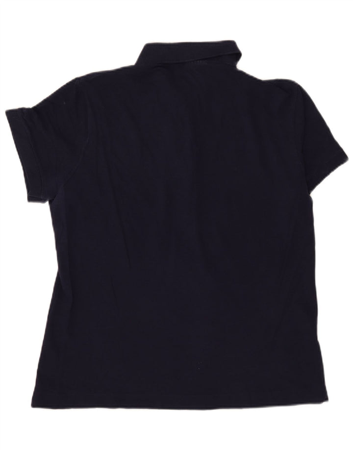 Polo da uomo Lacoste taglia 4 media in cotone blu navy