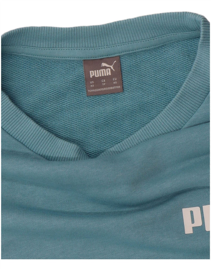 Felpa con grafica oversize da donna PUMA UK 6 XS Blu