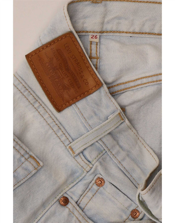Gonna di jeans da donna Levi's W26 piccola blu