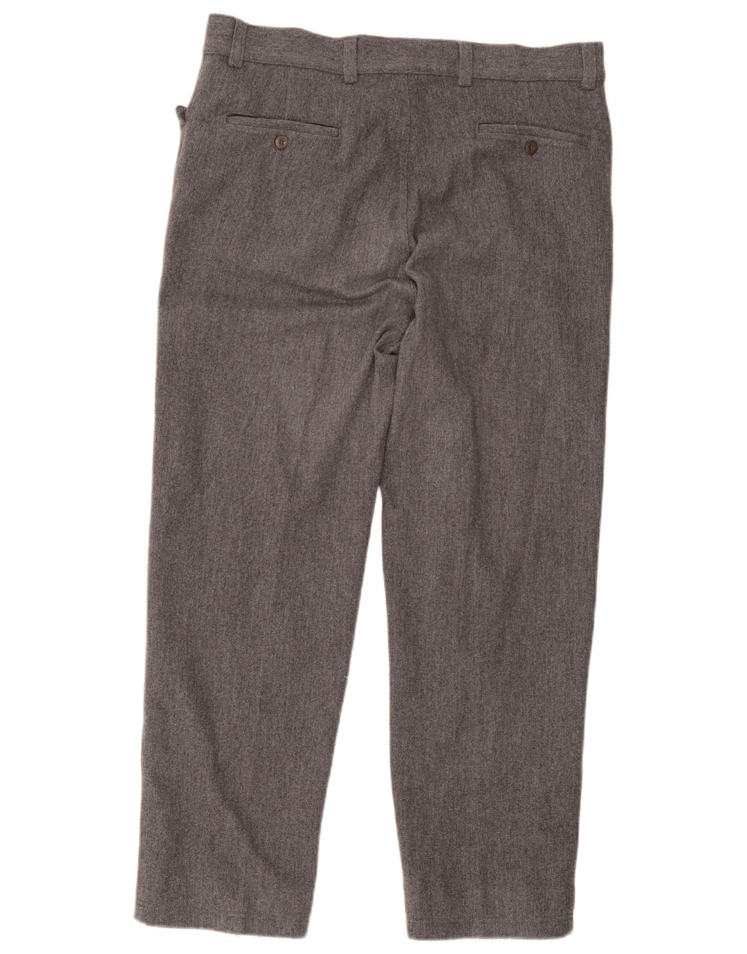 Pantaloni da abito dritti da uomo Versace IT 52 XL W38 L29 Lana grigia