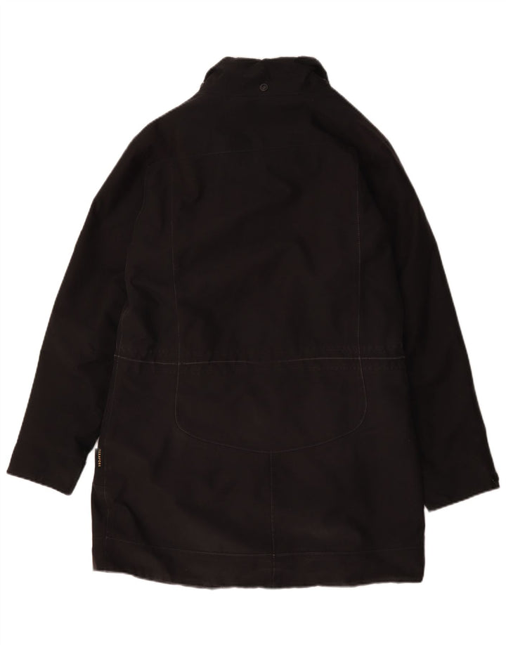 Cappotto giacca a vento da donna Jack Wolfskin UK 12/14 poliestere nero medio