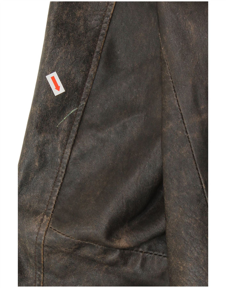 Giacca in pelle da uomo Mays & Rose IT 50 Large in pelle marrone