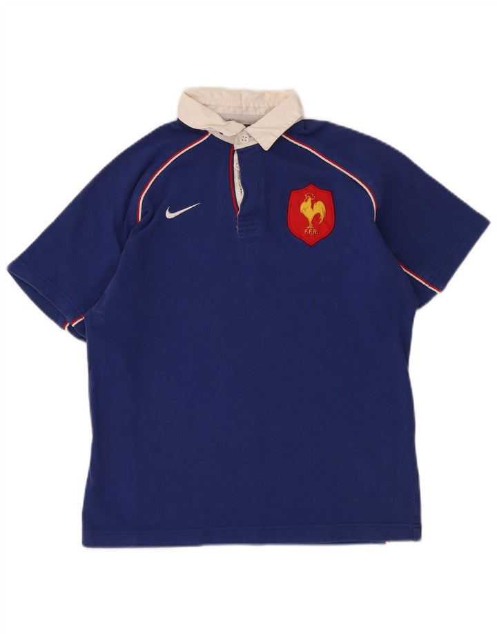 Polo da rugby da ragazzo NIKE 12-13 anni, taglia grande, blu