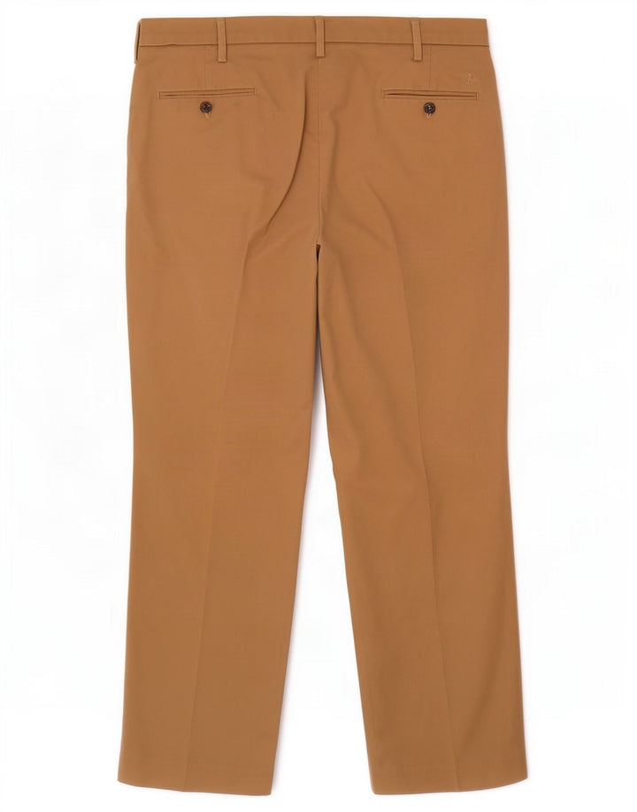 Pantaloni chino da uomo dalla vestibilità classica Dockers W42 L32 poliestere beige
