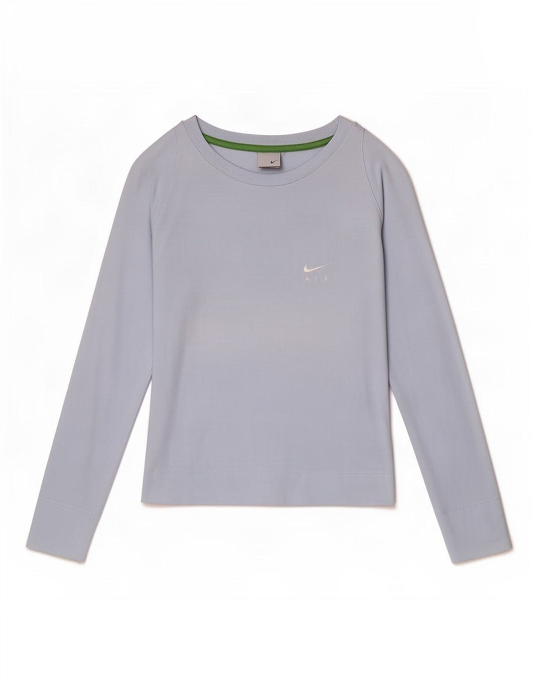 Top Nike da donna a manica lunga UK 10/12 cotone blu medio