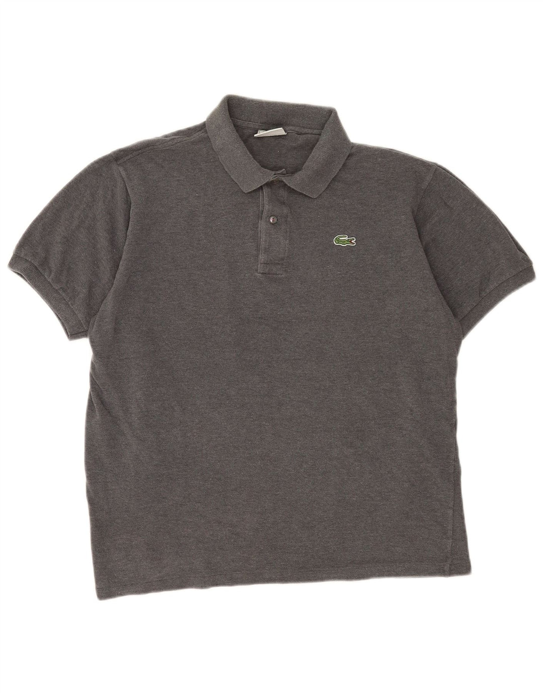 Polo da uomo Lacoste taglia 5 grande in cotone grigio