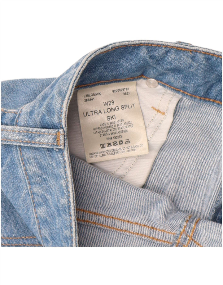 Gonna maxi denim da donna Lee W28 cotone blu medio