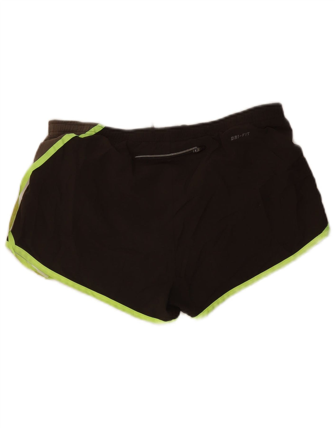 Pantaloncini sportivi Nike Dri Fit da uomo in poliestere color block marrone medio