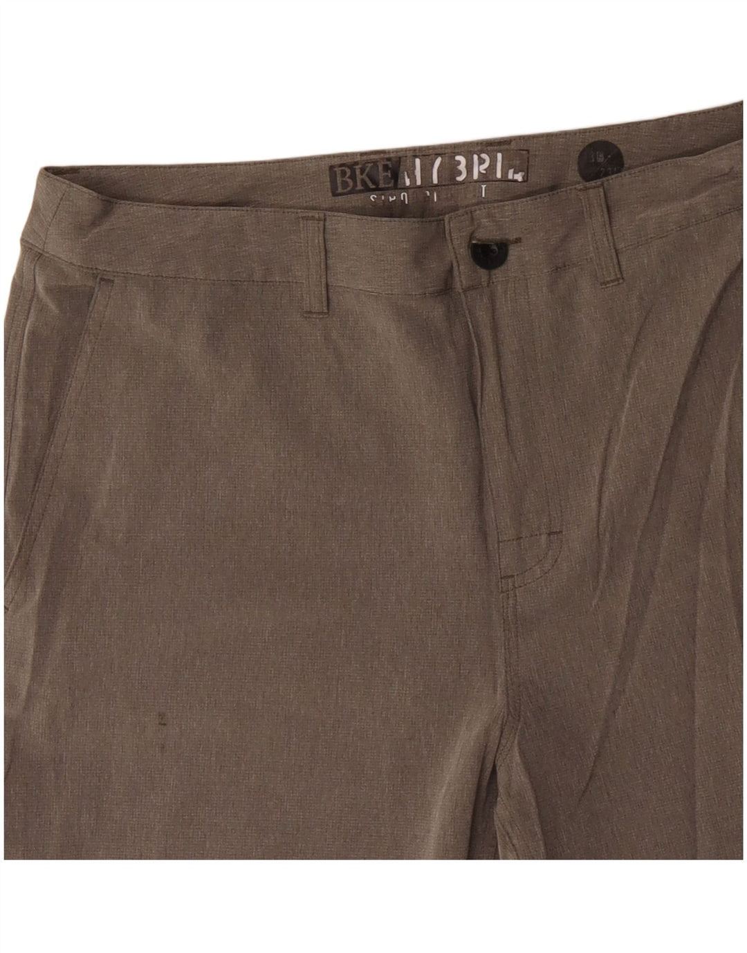 Pantaloncini chino da uomo BKE W33 poliestere grigio medio