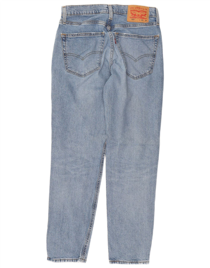 LEVI'S Womens 531 Tapered Jeans W30 L30 Blue Cotton