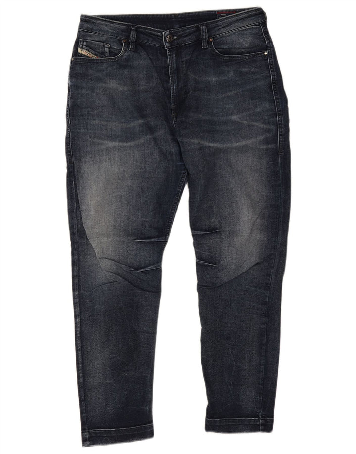 Jeans slim corti da donna DIESEL W27 L24 cotone blu