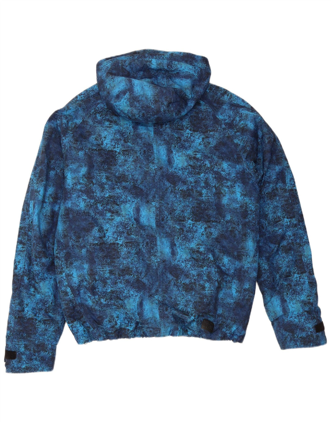 Giacca a vento con cappuccio da uomo CHIEMSEE UK 38 Blu medio Tie Dye