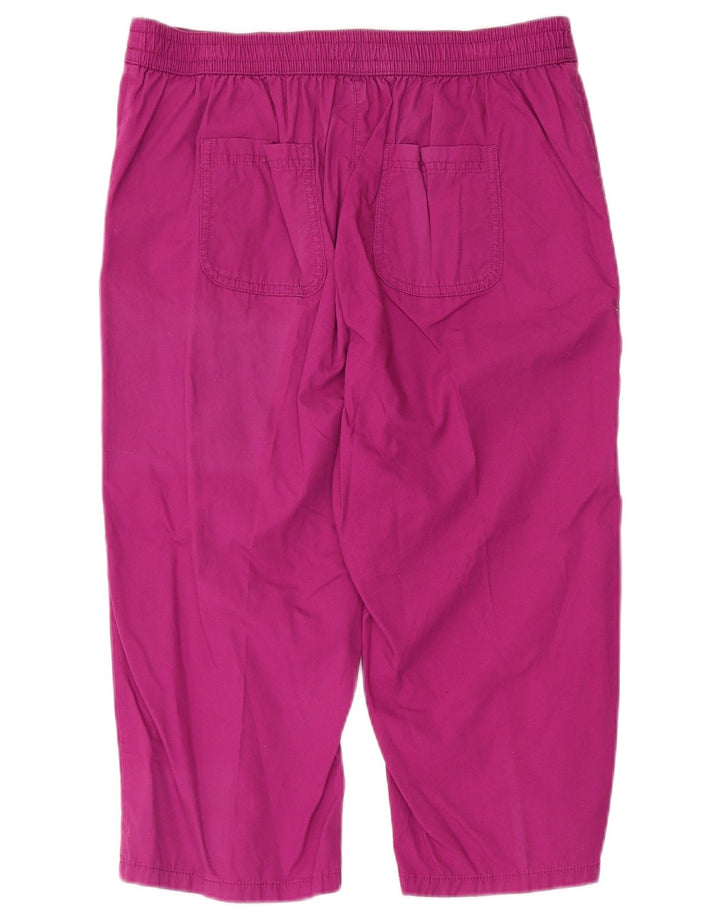 Pantaloni Capri da donna Marks & Spencer UK 12 medi W30 L18 Viola