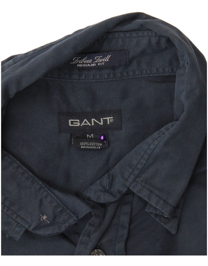 Camicia Gant da uomo vestibilità regolare in cotone blu navy medio
