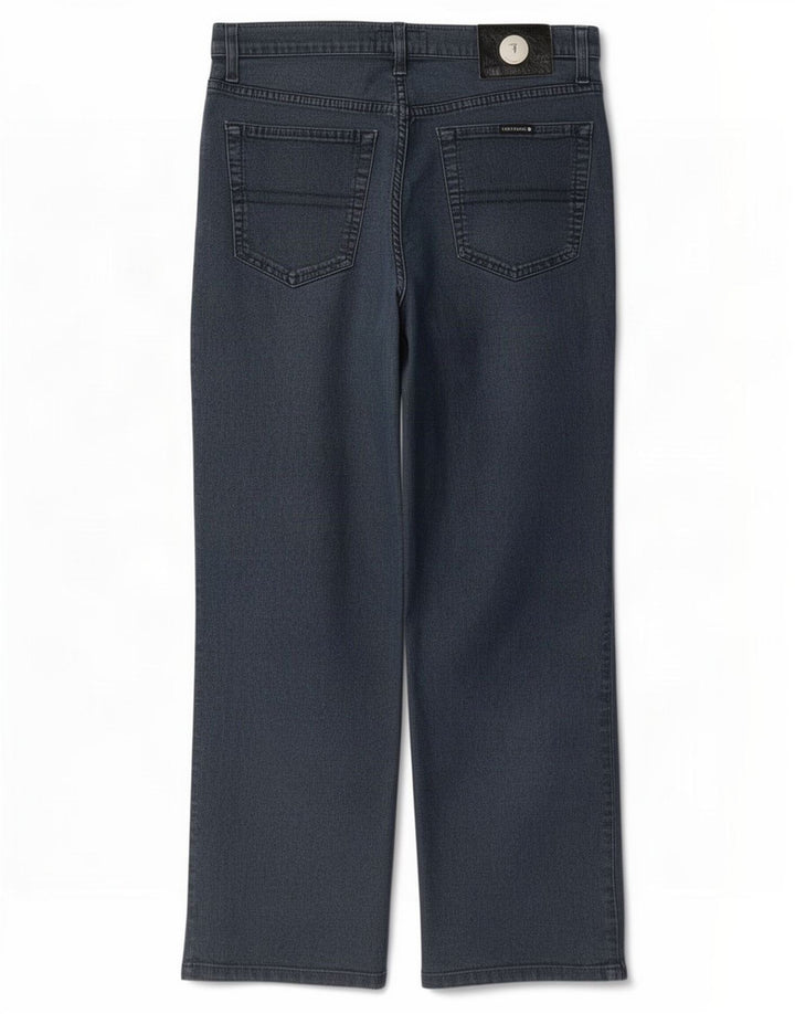 Jeans Dritti Donna Trussardi W32 L27 Blu Navy