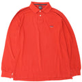 Polo a maniche lunghe da uomo PETER HADLEY 2XL cotone rosso