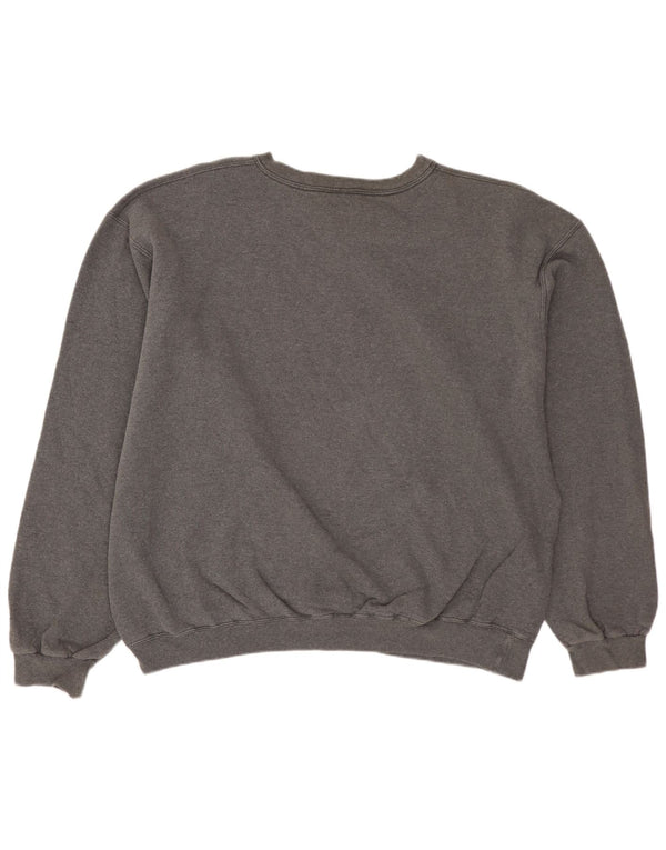 CHAMPION Felpa da uomo Maglione grande in cotone grigio