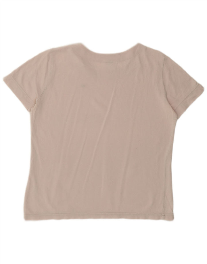 T-shirt da donna Lacoste taglia superiore 48 XL cotone rosa