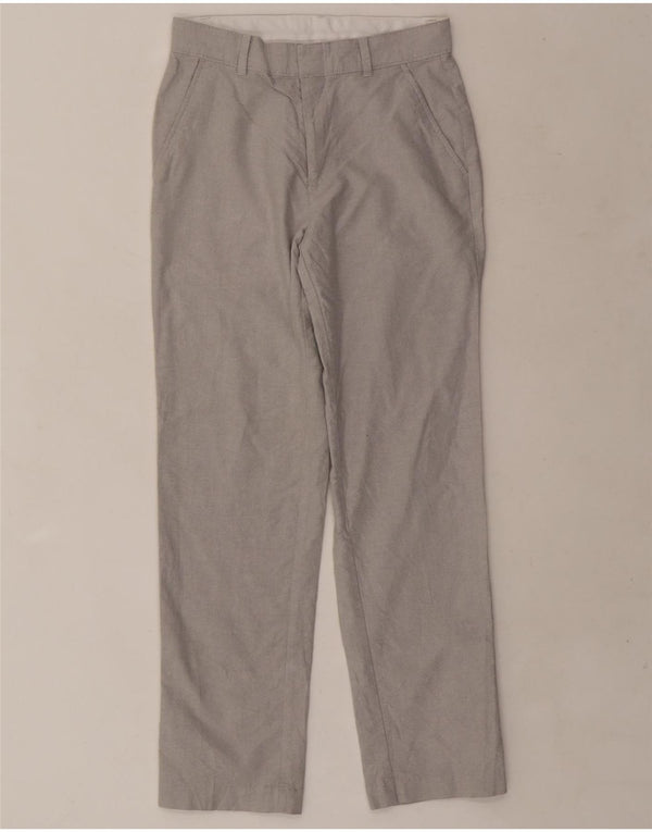 Pantaloni chino dritti da ragazzo Izod 13-14 anni W25 L27 cotone grigio