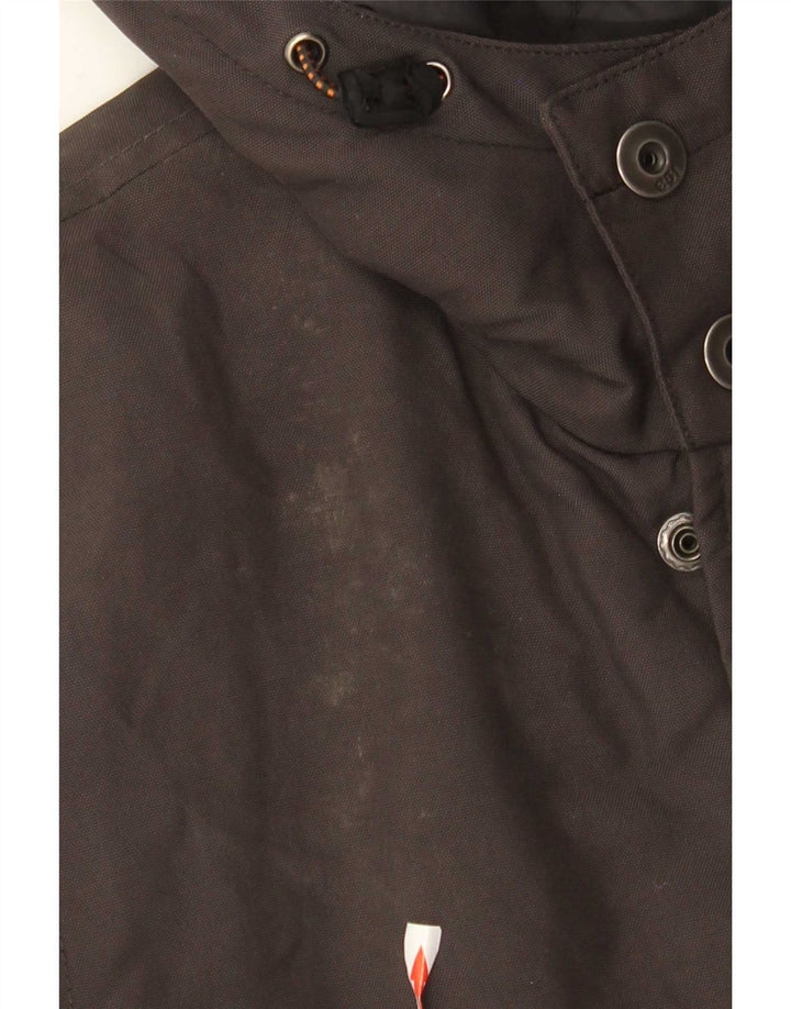 Cappotto imbottito con cappuccio da uomo Aspesi UK 36 Small Grigio Poliammide
