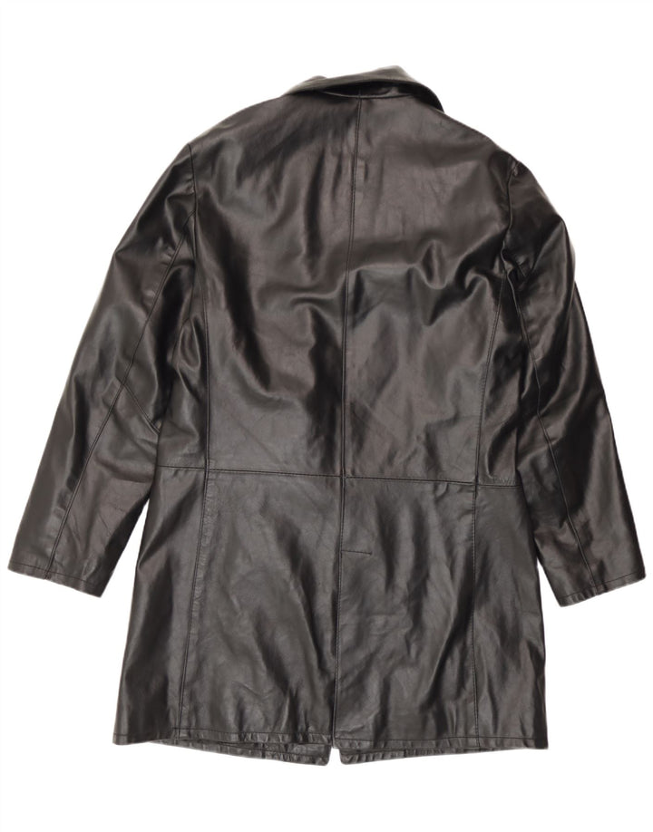Cappotto in pelle da uomo Blustaff UK 40 grande pelle nera