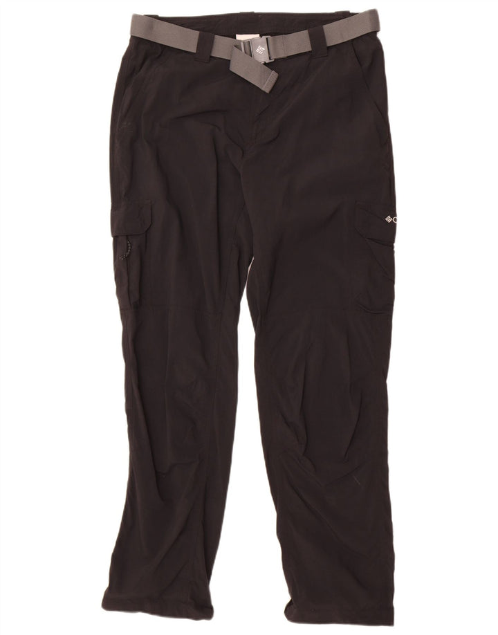Pantaloni cargo dritti da uomo Columbia W34 L30 nylon nero