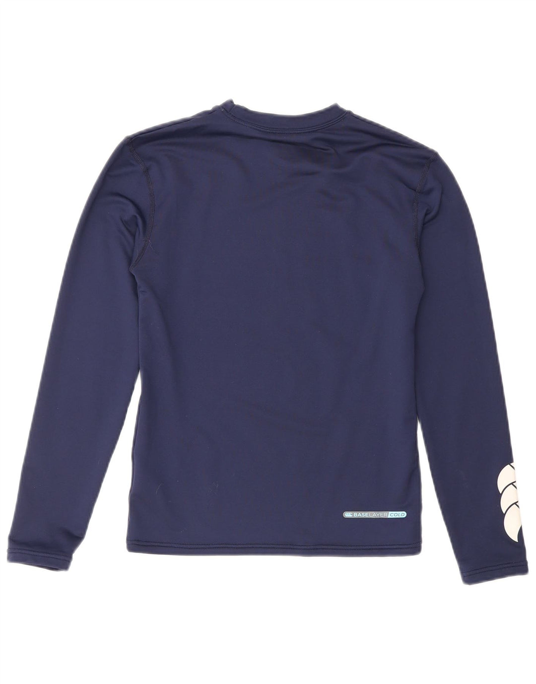 Top grafico da bambino Canterbury a maniche lunghe 8-9 anni, grande, blu navy