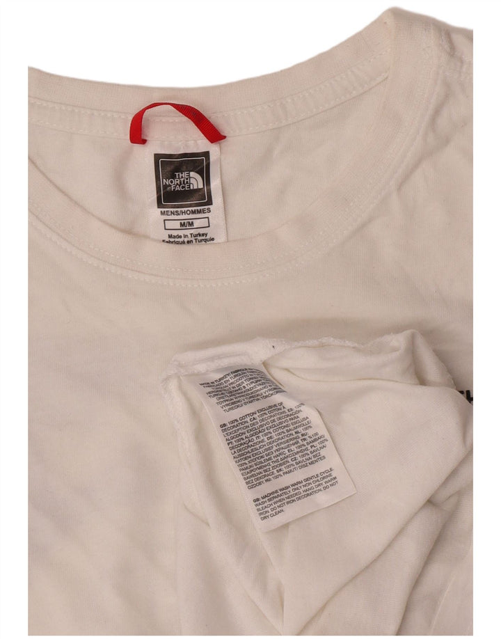 T-shirt grafica da uomo The North Face Top in cotone bianco medio