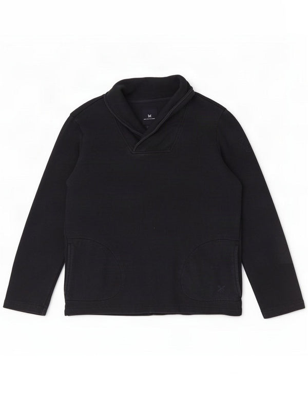 Crew Clothing Womens Shawl Neck Jumper Sweater UK 8 Small Navy Blue