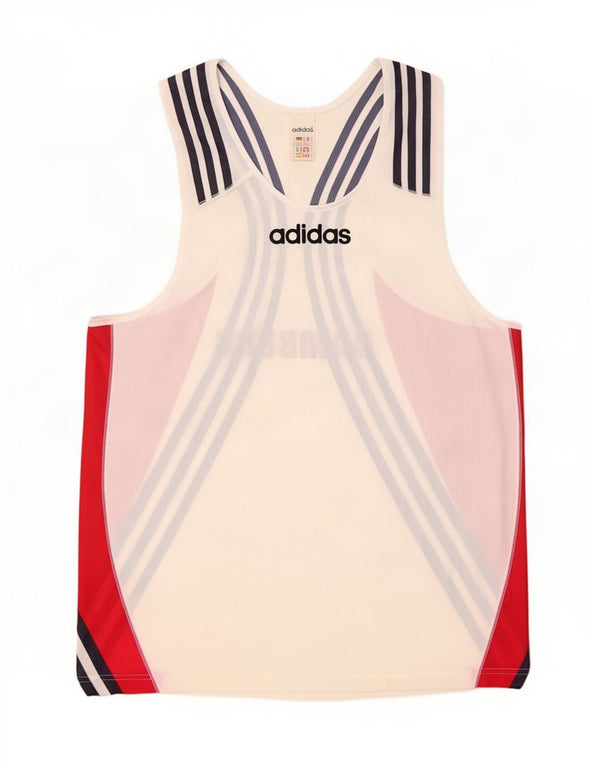 Canotta grafica da uomo Adidas Hamburg UK 44/46 Large White Colourblock