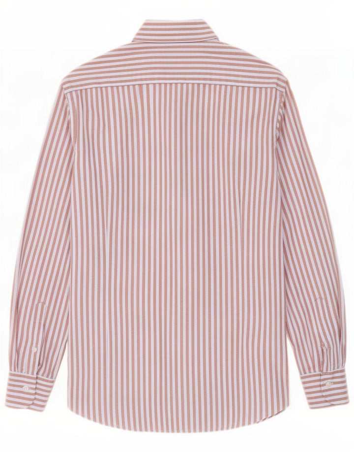 Massimo Dutti Camicia da uomo Gessato marrone medio
