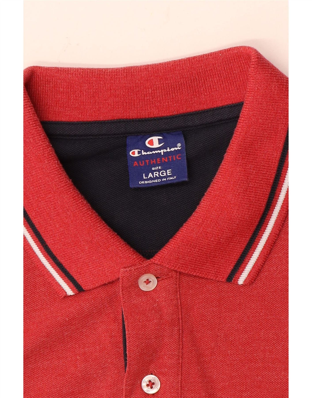 Polo da uomo Champion grande rossa
