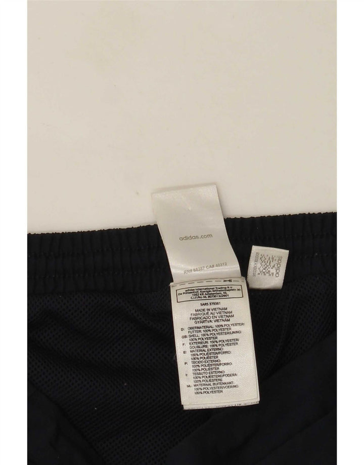 Pantaloncini sportivi Adidas da donna Bermuda UK 12 medio blu navy poliestere