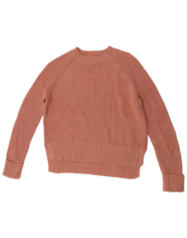 Maglione maglione oversize da donna con scollo a barca Phase Eight UK 6 XS Cotone rosa