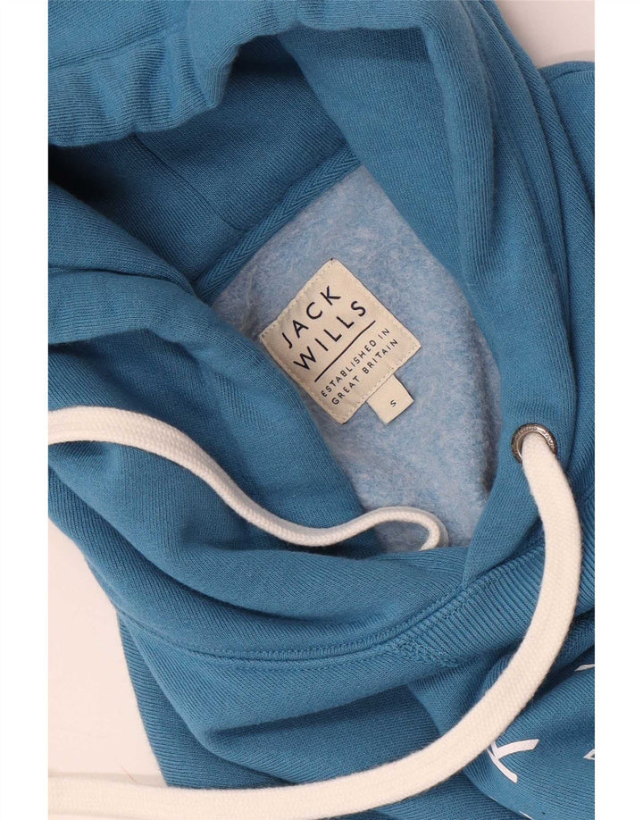 Maglione con cappuccio grafico da uomo Jack Wills piccolo blu