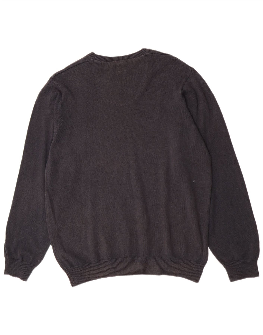 Maglione maglione girocollo da uomo Marks & Spencer blu Harbour grande blu navy