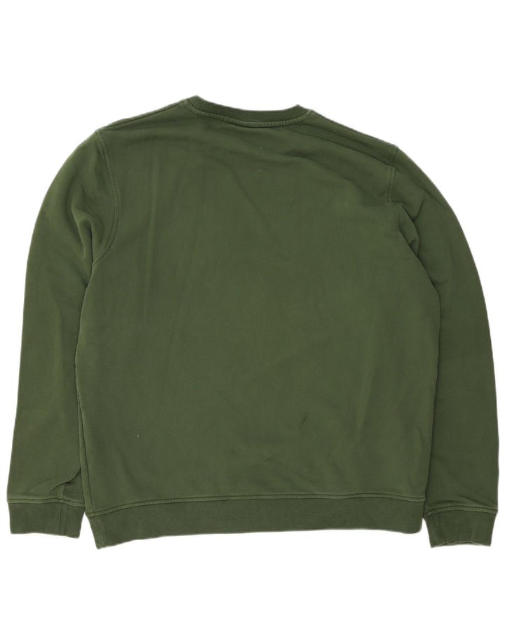 BARBOUR Felpa con grafica da uomo Maglione 2XL Cotone verde