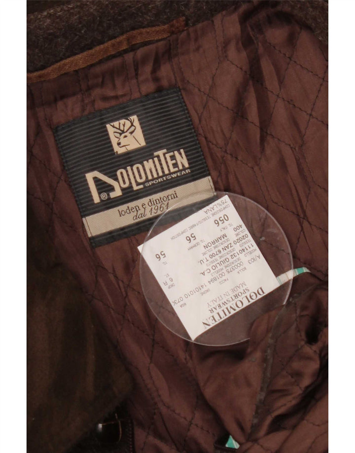 Cappotto Uomo Dolomiten IT 56 3XL Mohair Marrone
