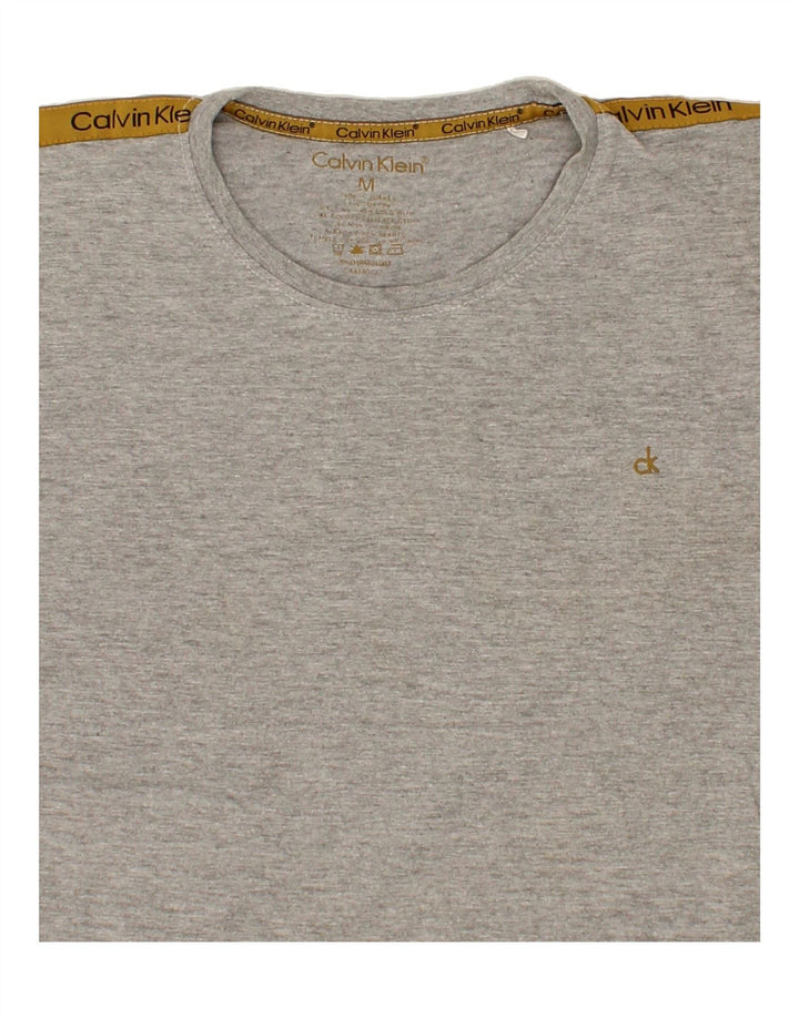 CALVIN KLEIN Mens T-Shirt Top Medium Grey Cotton Vintage Calvin Klein and Second-Hand Calvin Klein from Messina Hembry 