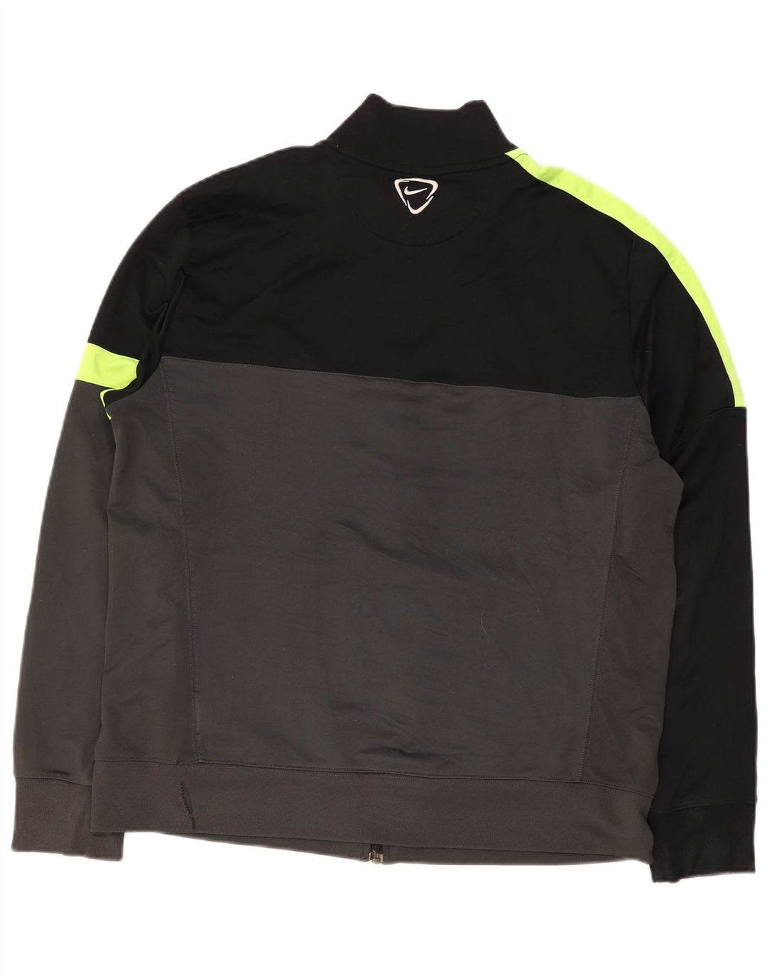 Giacca da tuta Nike Dri Fit da uomo XL in poliestere color block grigio